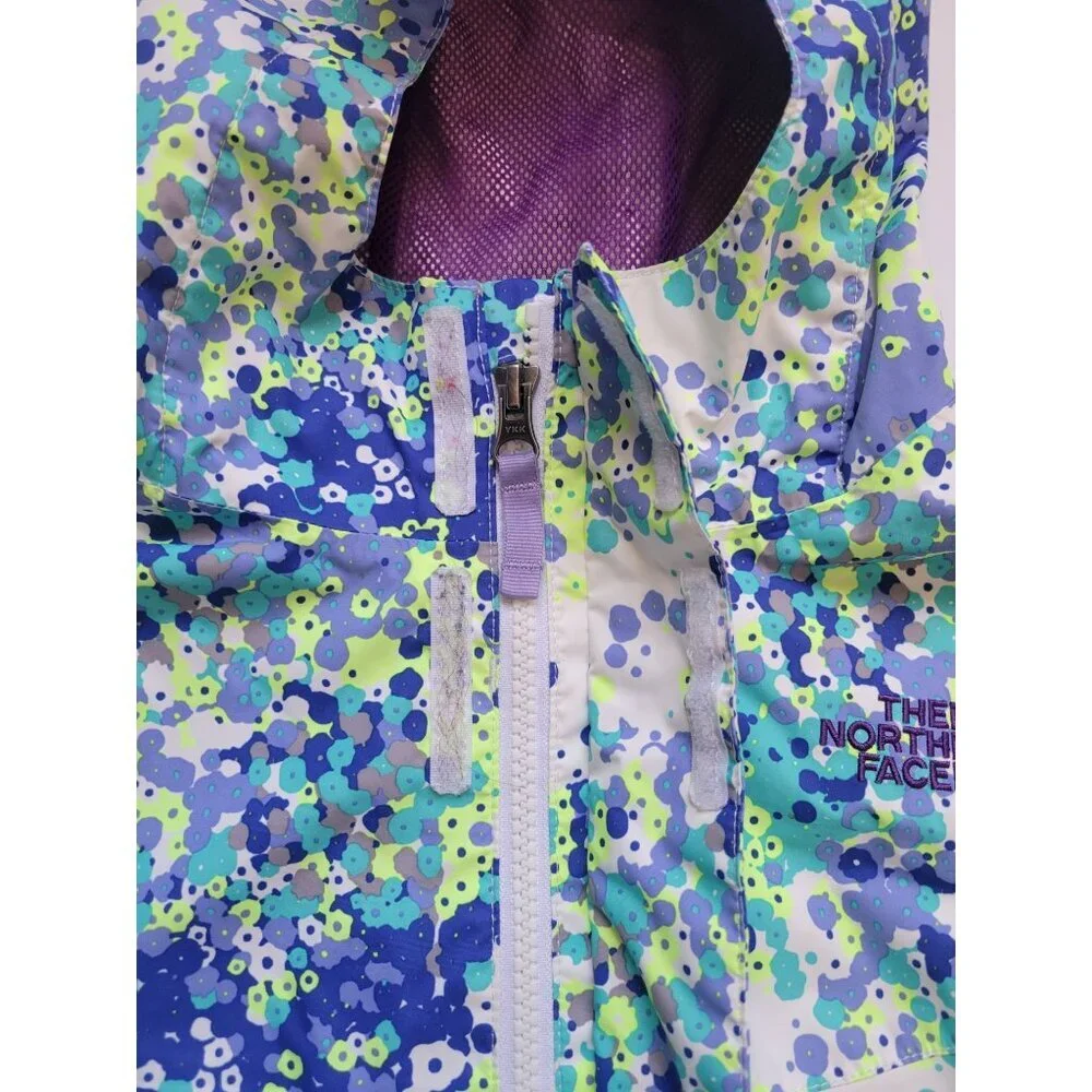 The North Face Multi Colored Hooded Lightweight Girl Jacket Size L Outer Wear - Picture 4 of 9